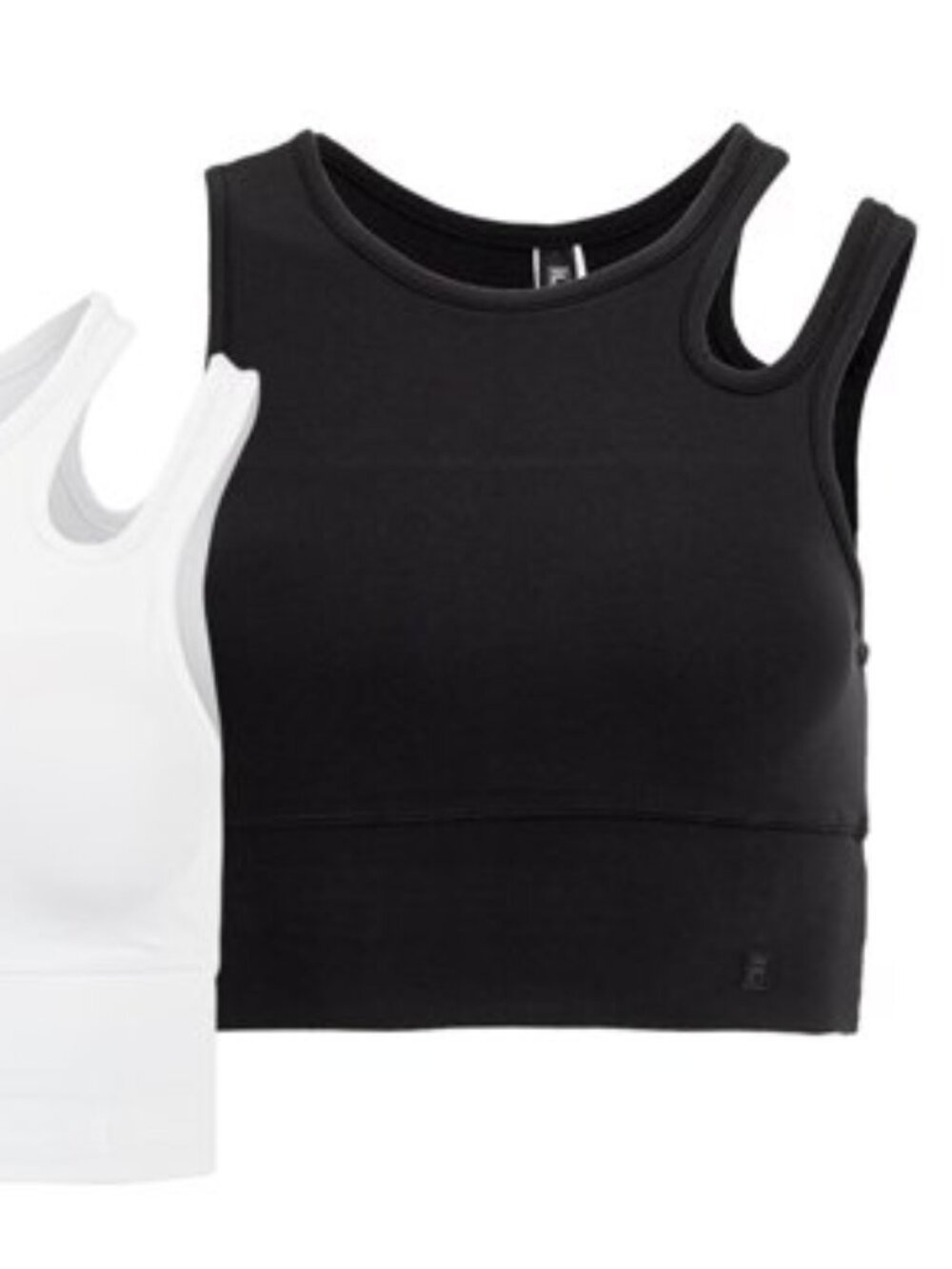 Fila Womens Uplift Slice Crop Performance Bra Top